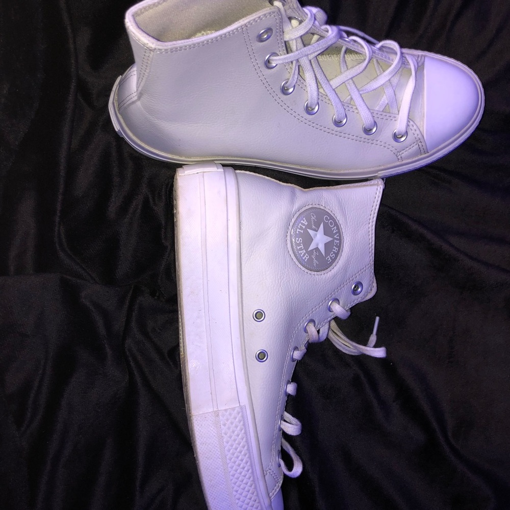 Converse White High-Top Sneakers